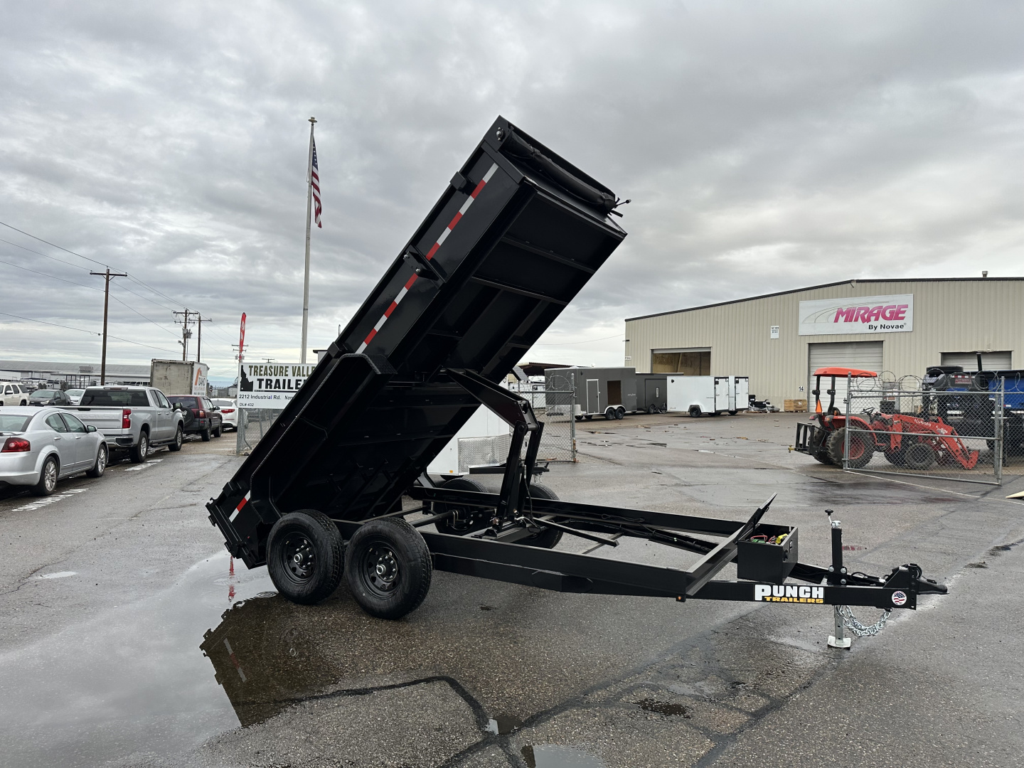 New 2026 Punch 7X14 14k Punch Dump Trailer