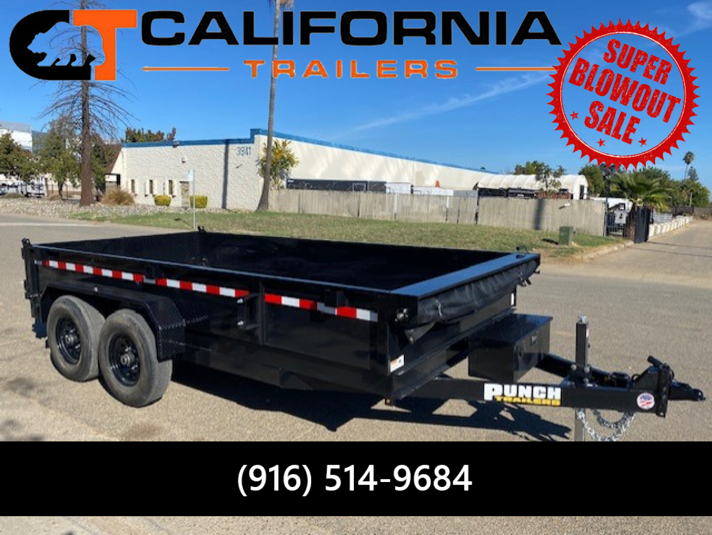 New 83x14 Tandem Axle 14K Dump Trailer