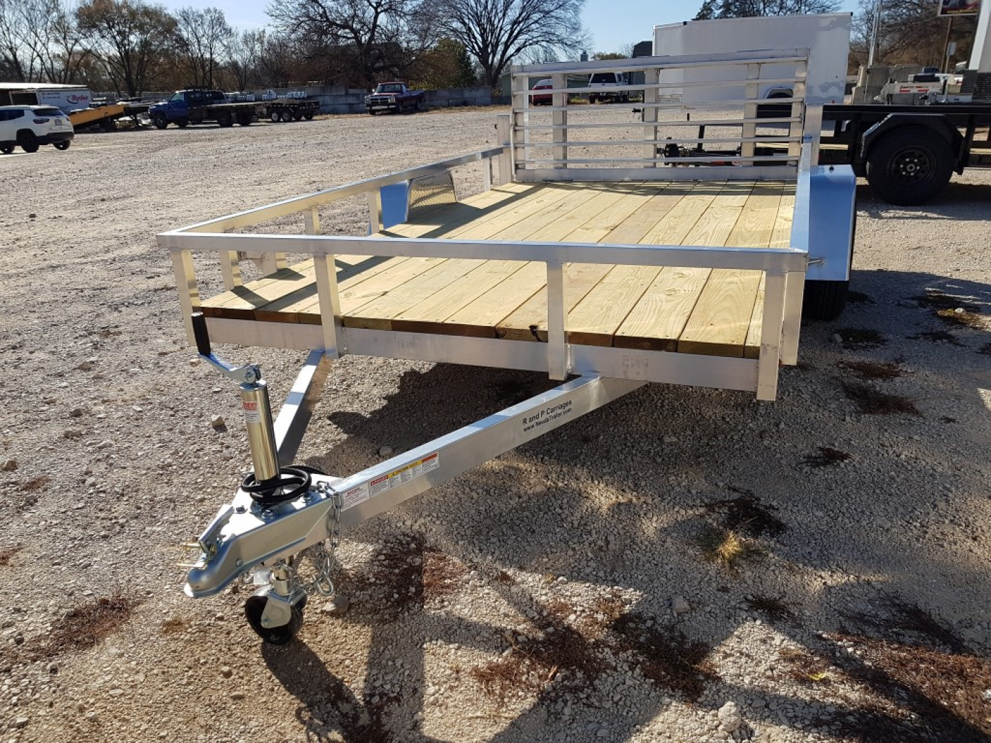 New 2026 R&R 7x12 UTA Aluminum Utility Trailer