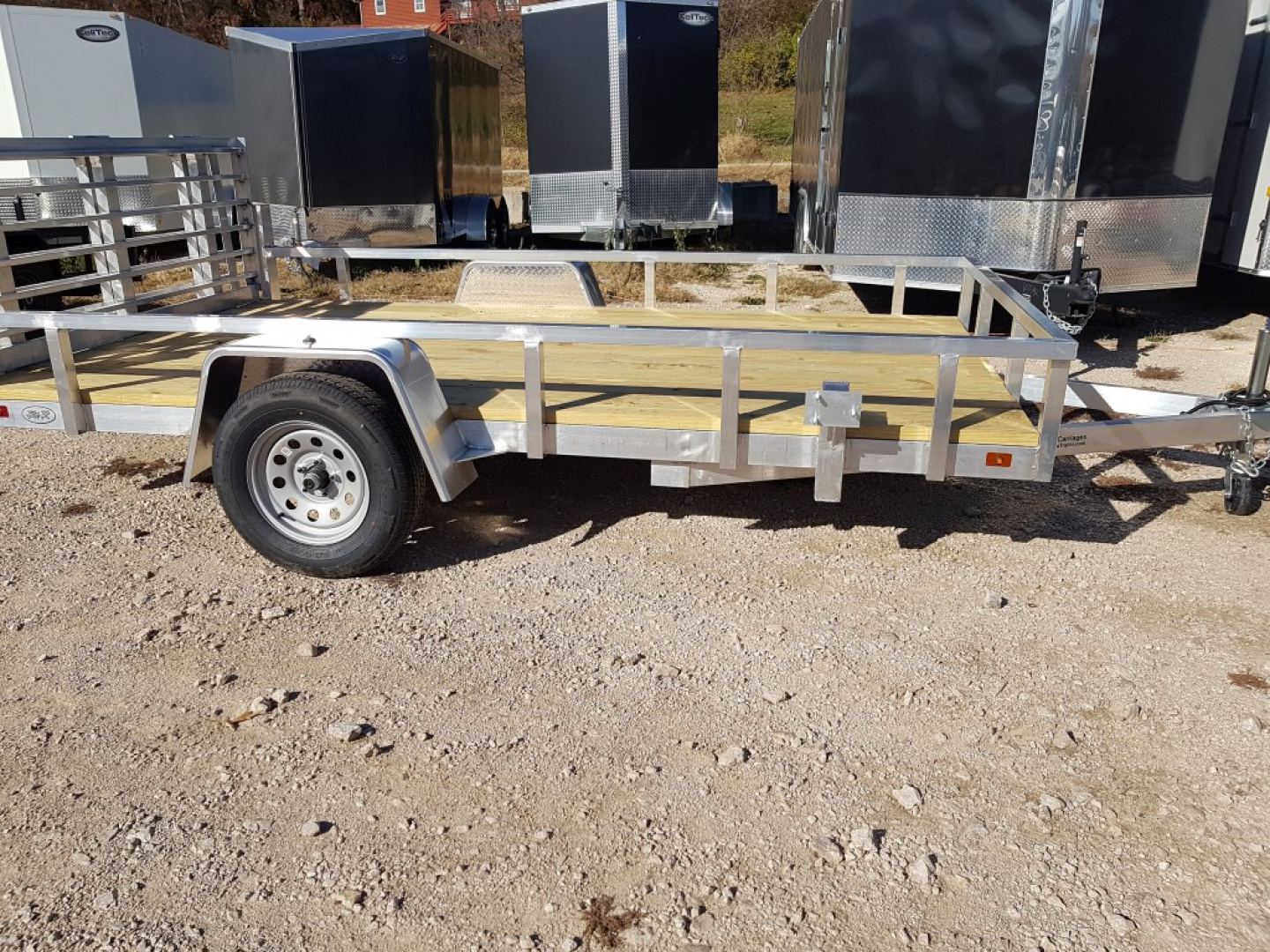 New 2026 R&R 7x12 UTA Aluminum Utility Trailer