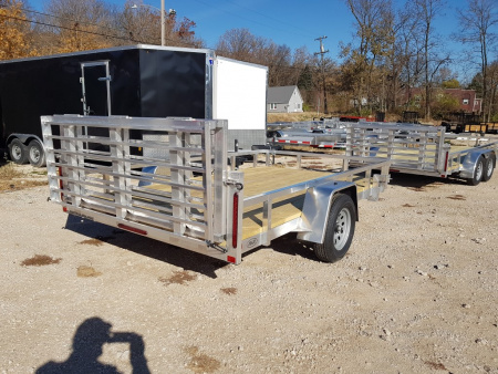 New 2026 R&R 7x12 UTA Aluminum Utility Trailer