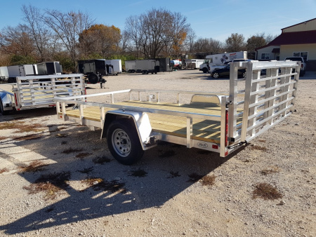 New 2026 R&R 7x12 UTA Aluminum Utility Trailer