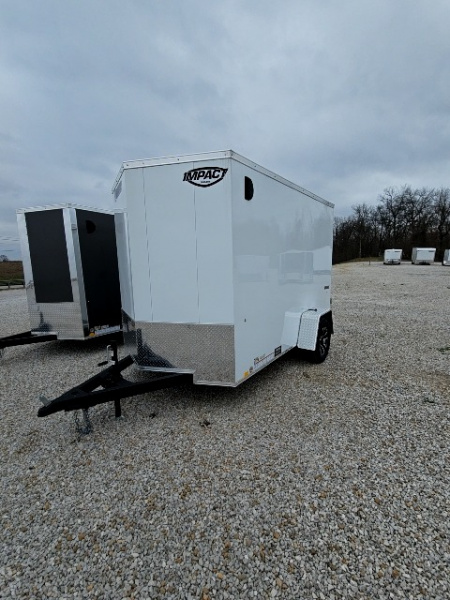 New 2026 Impact Trailers 6 x 10 3K Double Rear Door Cargo / Enclosed Trailer