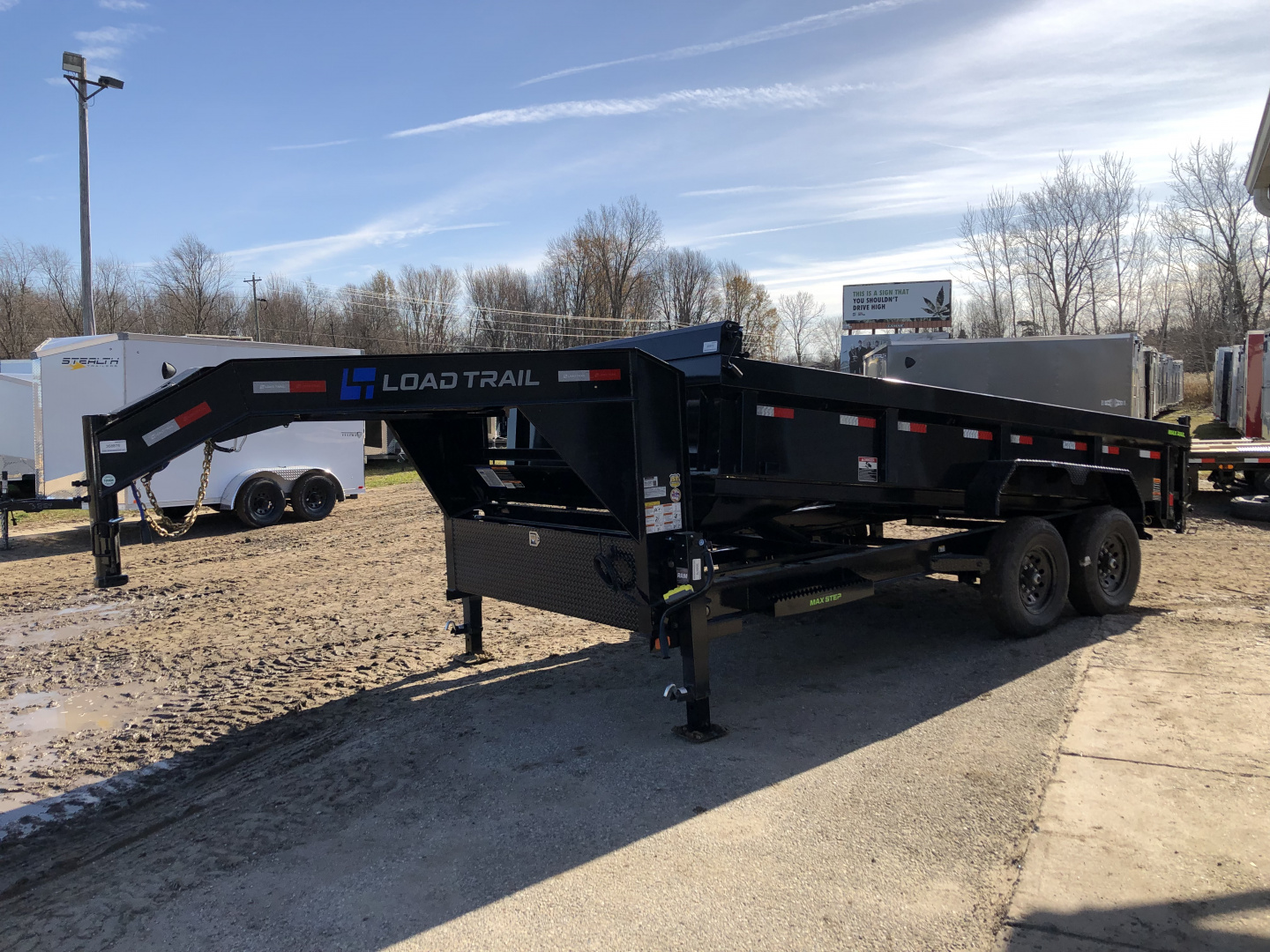 New 2026 Load Trail 16' Gooseneck 14K Dump Trailer