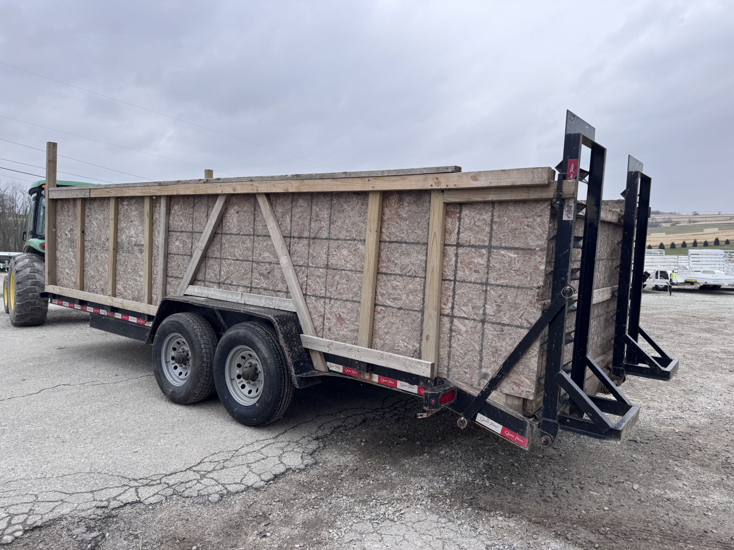 Used 2025 Quality 20' HD General Duty Equipment Hauler w/ 2' Dove