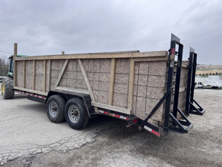 Used 2025 Quality 20' HD General Duty Equipment Hauler w/ 2' Dove