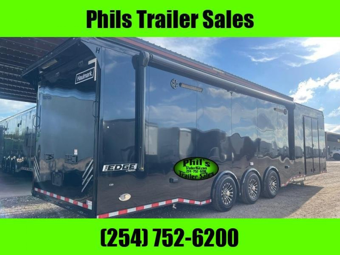 New Haulmark NEW 85X34 EDGE ENCLOSED RACE TRAILER ELECTRIC AWNING CAR RACE TRAILER CAR HAULER CARGO TRAILER Car / Racing Trailer DELIVERY OUT OF UATH!