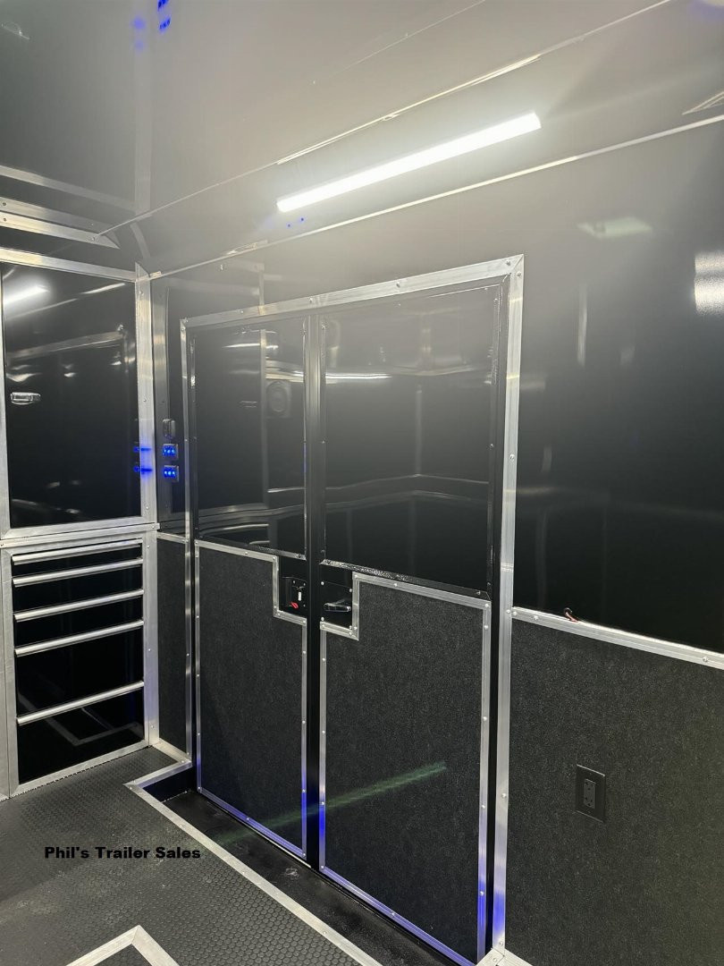 New Haulmark NEW 85X34 EDGE ENCLOSED RACE TRAILER ELECTRIC AWNING CAR RACE TRAILER CAR HAULER CARGO TRAILER Car / Racing Trailer DELIVERY OUT OF UATH!