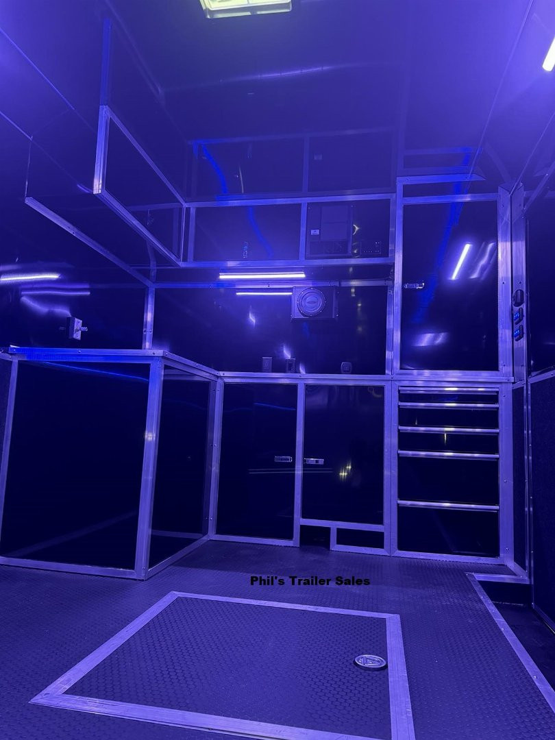 New Haulmark NEW 85X34 EDGE ENCLOSED RACE TRAILER ELECTRIC AWNING CAR RACE TRAILER CAR HAULER CARGO TRAILER Car / Racing Trailer DELIVERY OUT OF UATH!