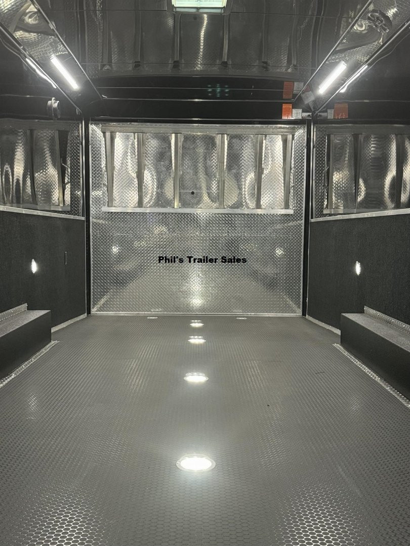 New Haulmark NEW 85X34 EDGE ENCLOSED RACE TRAILER ELECTRIC AWNING CAR RACE TRAILER CAR HAULER CARGO TRAILER Car / Racing Trailer DELIVERY OUT OF UATH!