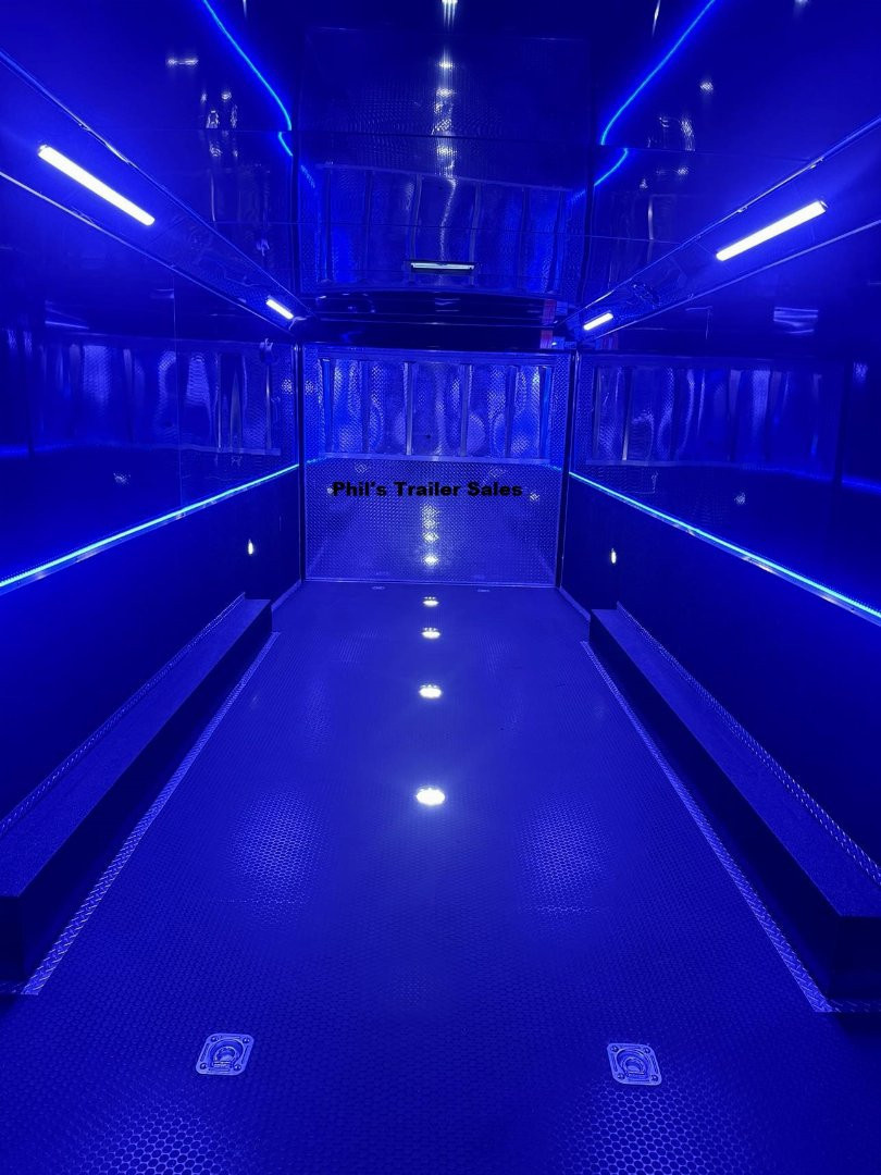 New Haulmark NEW 85X34 EDGE ENCLOSED RACE TRAILER ELECTRIC AWNING CAR RACE TRAILER CAR HAULER CARGO TRAILER Car / Racing Trailer DELIVERY OUT OF UATH!