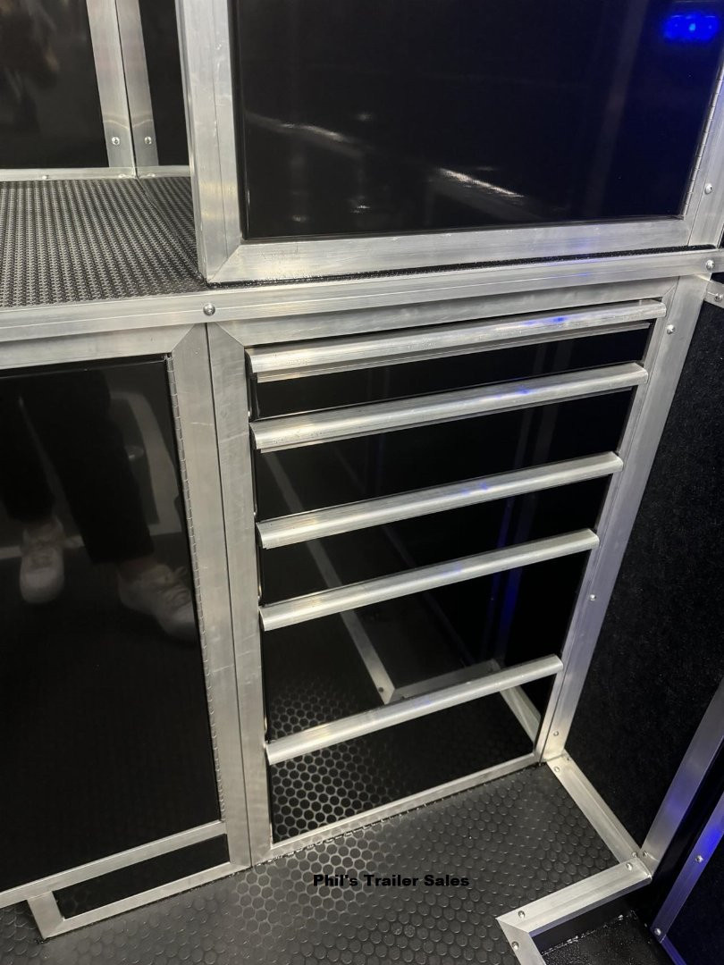 New Haulmark NEW 85X34 EDGE ENCLOSED RACE TRAILER ELECTRIC AWNING CAR RACE TRAILER CAR HAULER CARGO TRAILER Car / Racing Trailer DELIVERY OUT OF UATH!