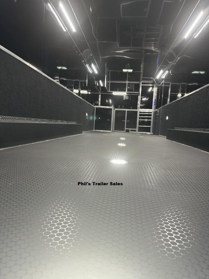 New Haulmark NEW 85X34 EDGE ENCLOSED RACE TRAILER ELECTRIC AWNING CAR RACE TRAILER CAR HAULER CARGO TRAILER Car / Racing Trailer DELIVERY OUT OF UATH!