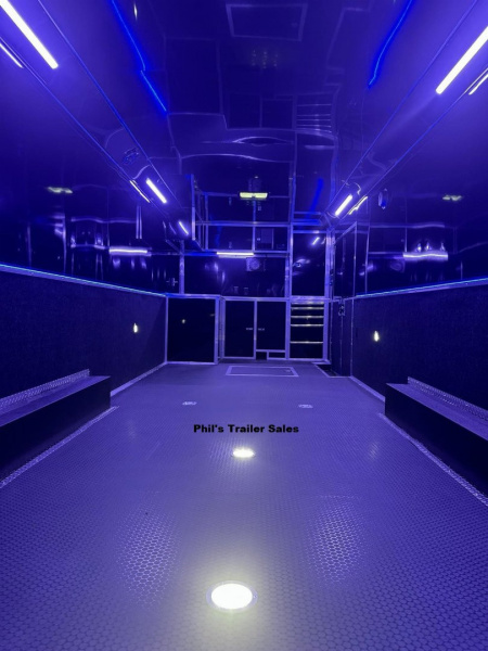 New Haulmark NEW 85X34 EDGE ENCLOSED RACE TRAILER ELECTRIC AWNING CAR RACE TRAILER CAR HAULER CARGO TRAILER Car / Racing Trailer DELIVERY OUT OF UATH!