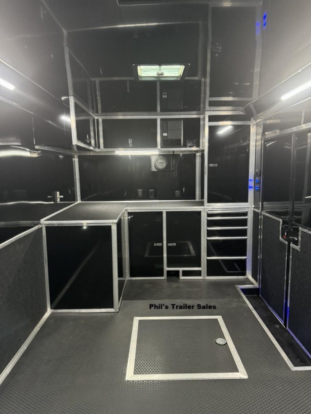 New Haulmark NEW 85X34 EDGE ENCLOSED RACE TRAILER ELECTRIC AWNING CAR RACE TRAILER CAR HAULER CARGO TRAILER Car / Racing Trailer DELIVERY OUT OF UATH!