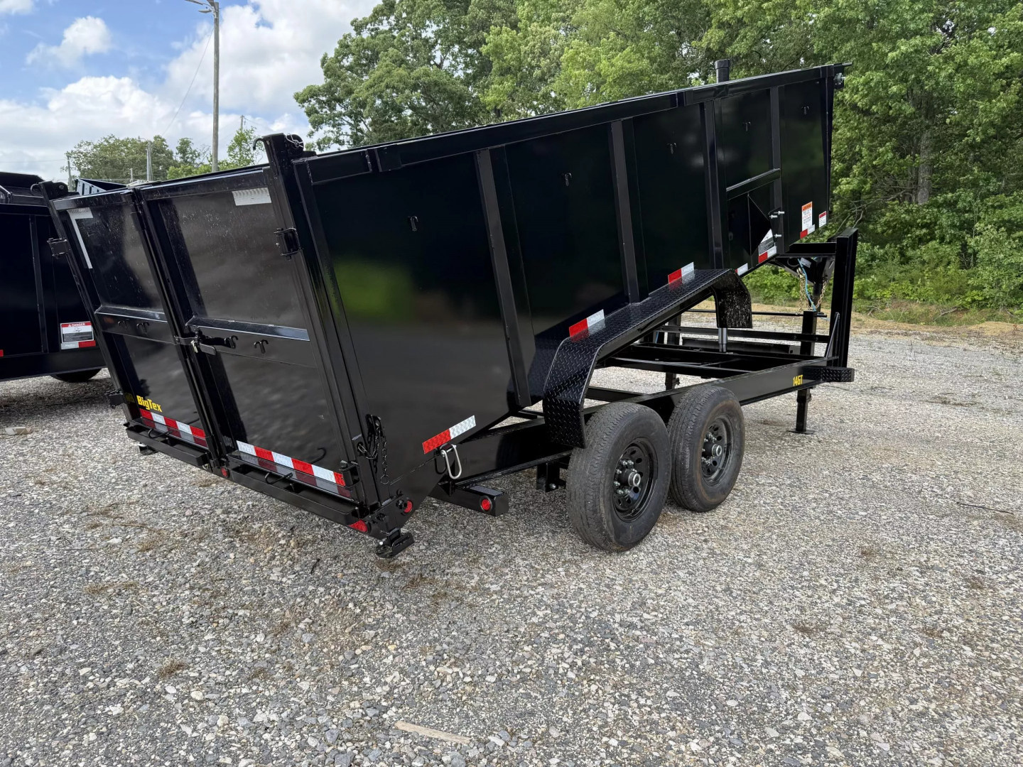 New 2026 Big Tex Gooseneck DUMP TRAILER 83"x16 4’ SIDES 15.9k with tarp and ramps