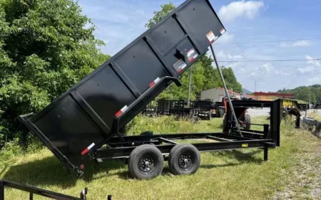 New 2026 Big Tex Gooseneck DUMP TRAILER 83"x16 4’ SIDES 15.9k with tarp and ramps