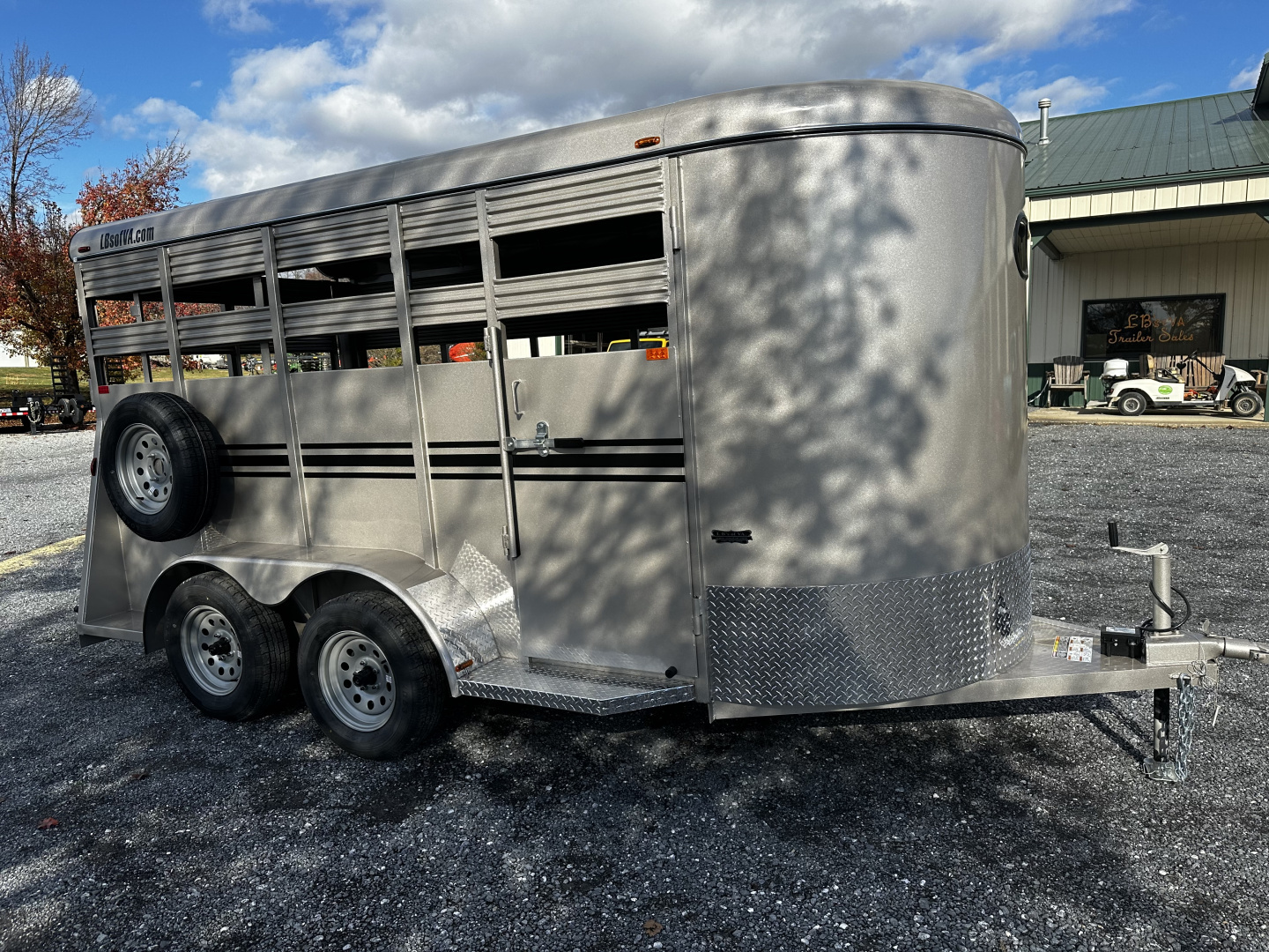 New 2026 Bee 14' BP Stock Trailer