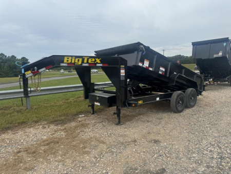 New 2026 Big Tex 14GX-83”X14 GOOSENECK DUMP TRAILER TARP RAMPS SCISSOR LIFT