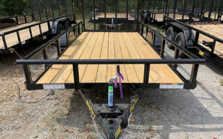 New 2025 Big Tex 35SA Single Axle Utility Trailer 6'5"x14'