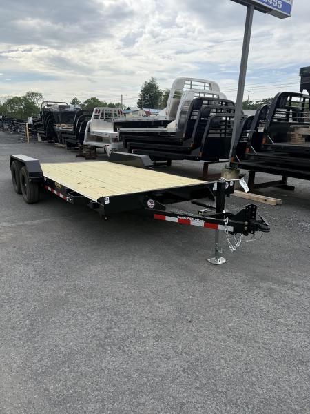 New 2026 CAM Superline - 18' Car Hauler - BLACK - Removable Fender DS
