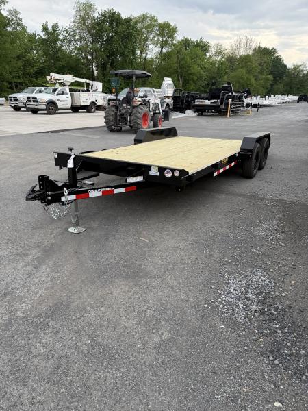New 2026 CAM Superline - 18' Car Hauler - BLACK - Removable Fender DS