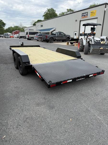 New 2026 CAM Superline - 18' Car Hauler - BLACK - Removable Fender DS