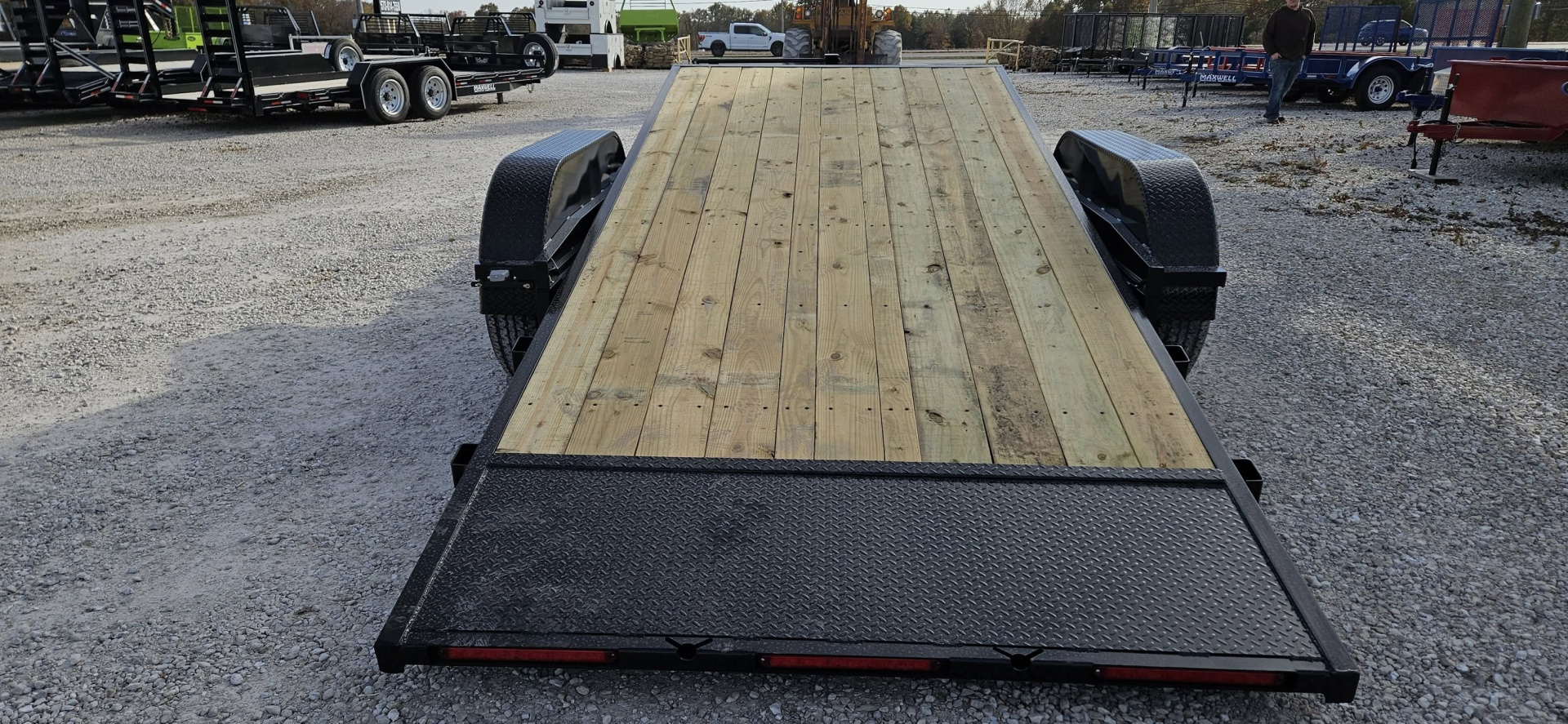 New 2026 Maxwell 83x22 Tilt Deck Equipment Trailer