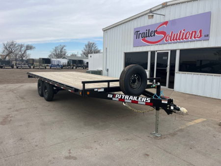 New 2026 PJ Trailers 20' X 102" L7202 Flatbed Trailer