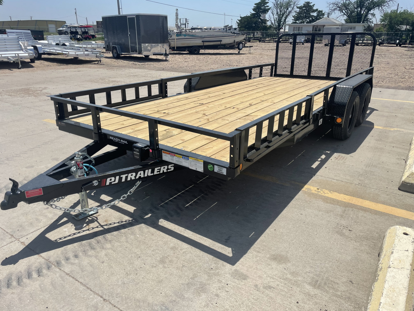 New 2026 PJ Trailers 16' X 83" With ATV Ramps Utility Trailer