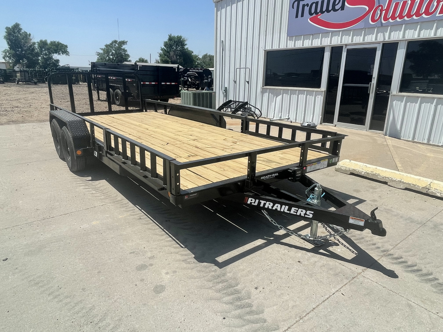 New 2026 PJ Trailers 16' X 83" With ATV Ramps Utility Trailer