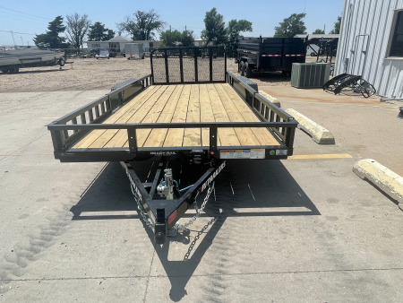 New 2026 PJ Trailers 16' X 83" With ATV Ramps Utility Trailer