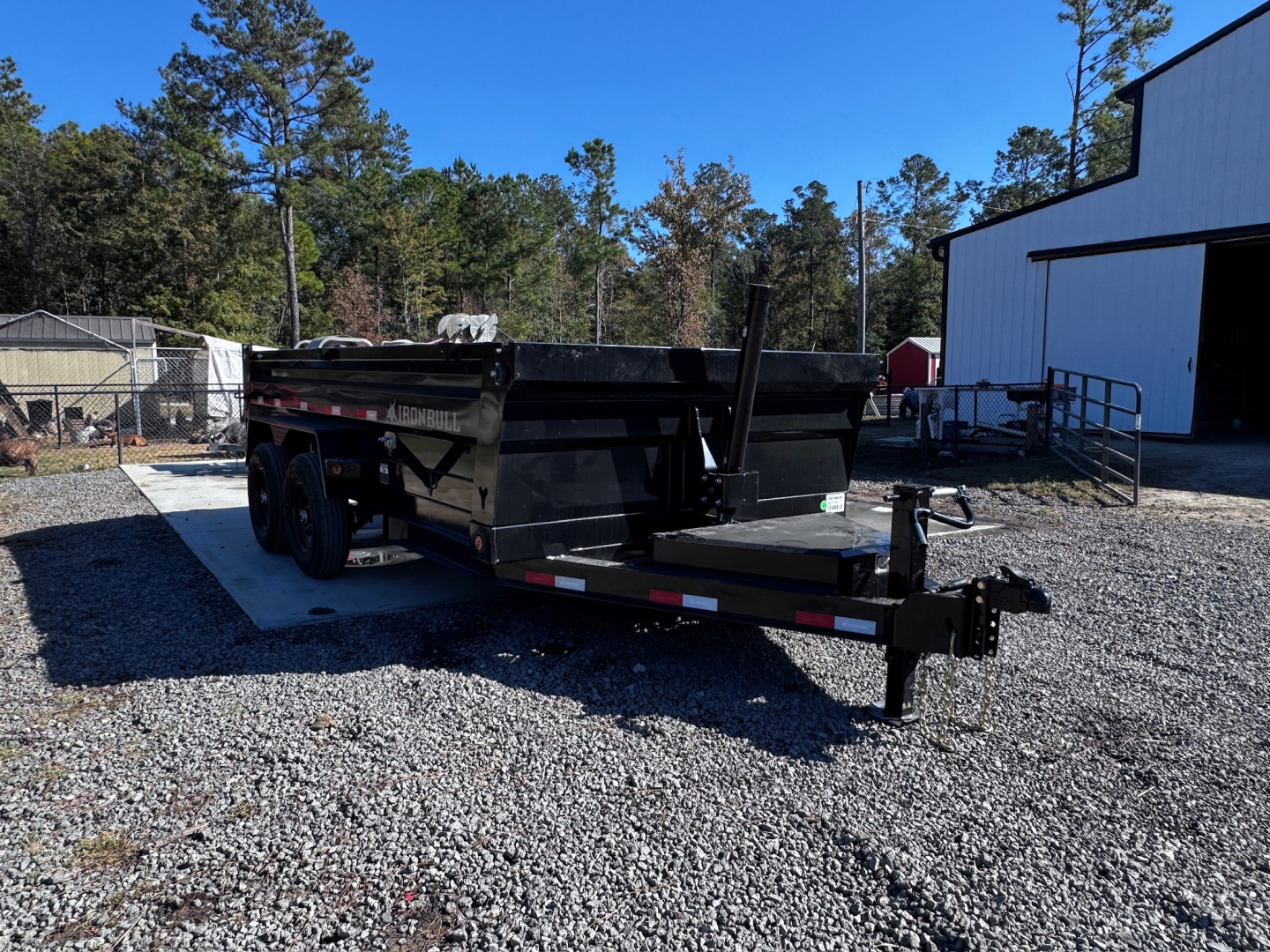 New 2026 Iron Bull 83"x14' 14K 24in Sides Dump Trailer