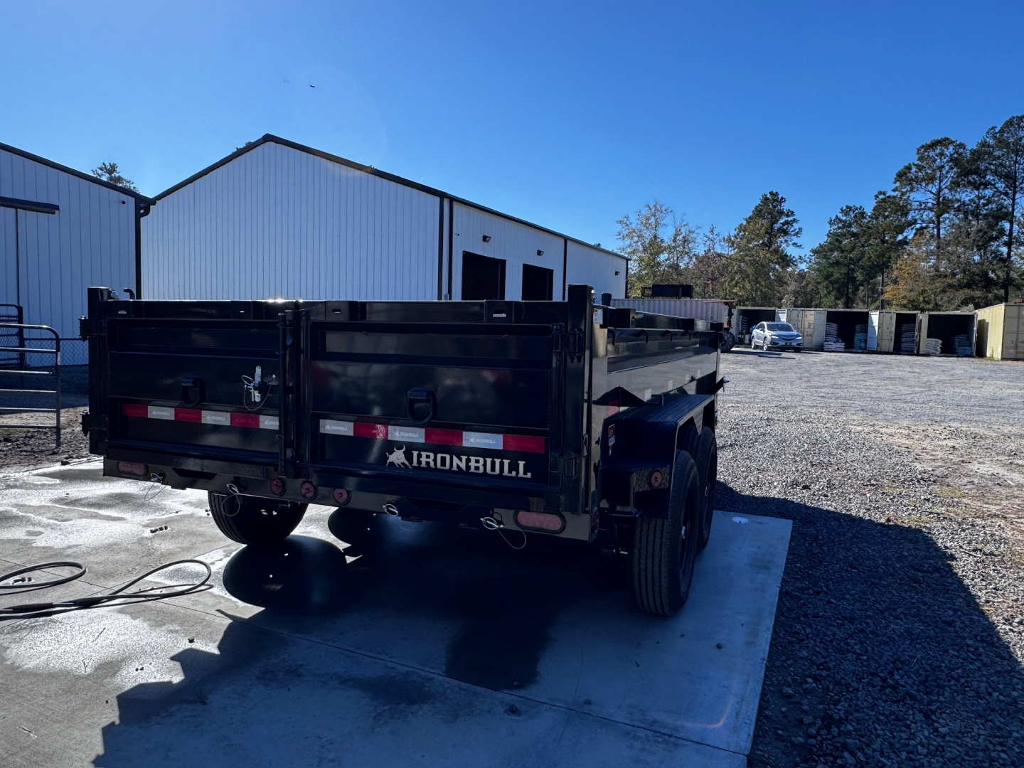 New 2026 Iron Bull 83"x14' 14K 24in Sides Dump Trailer