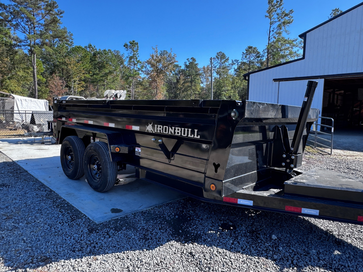 New 2026 Iron Bull 83"x14' 14K 24in Sides Dump Trailer