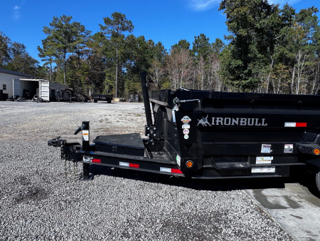 New 2026 Iron Bull 83"x14' 14K 24in Sides Dump Trailer
