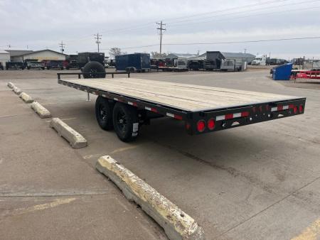 New 2026 PJ Trailers 22' X 102" L7202 Flatbed Trailer