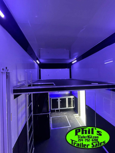 New 2025 RC Trailers 8.5X34 ALUMINUM STACKER 2 CAR HAULER Car / Racing Trailer DISCOUTED FOR TREE SCRATCHES ONLY 1 AT THIS PRICE