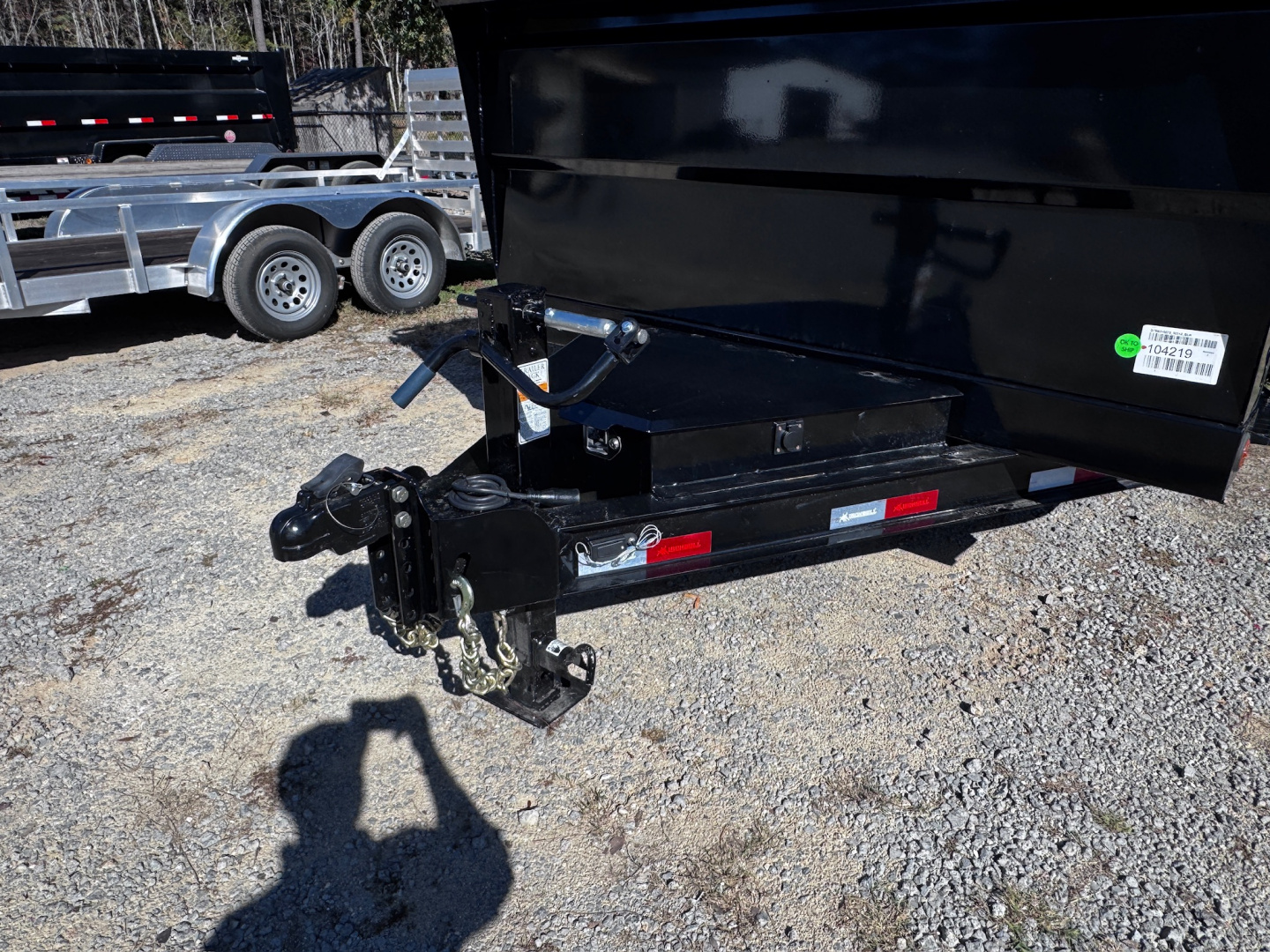 New 2026 Iron Bull 83X16 36in Sides SCISSOR HOIST DUMP 14K Dump Trailer