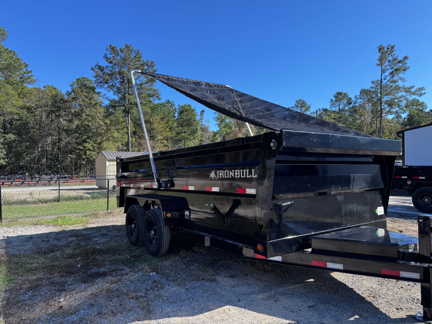 New 2026 Iron Bull 83X16 36in Sides SCISSOR HOIST DUMP 14K Dump Trailer