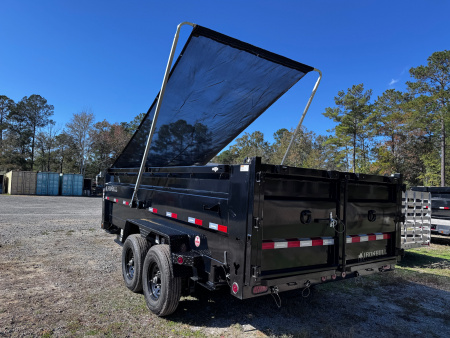 New 2026 Iron Bull 83X16 36in Sides SCISSOR HOIST DUMP 14K Dump Trailer