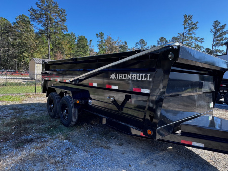 New 2026 Iron Bull 83X16 36in Sides SCISSOR HOIST DUMP 14K Dump Trailer