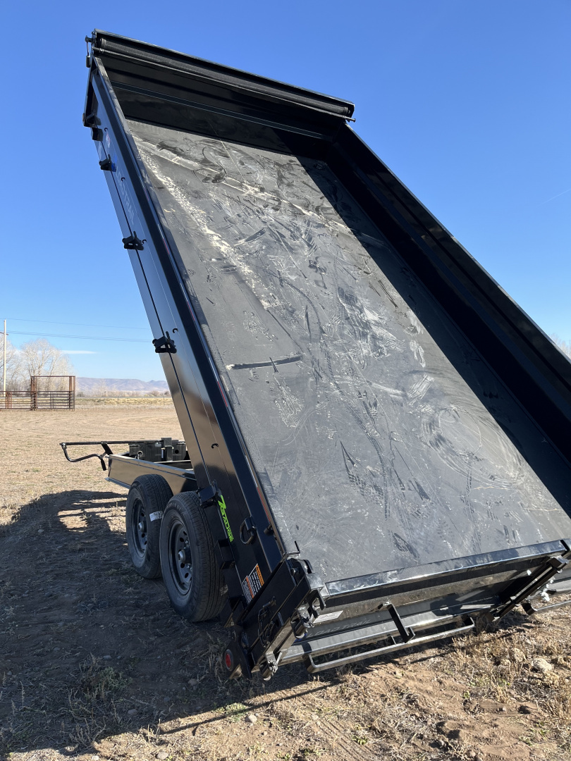 New 2026 Load Trail 96" x 16' Tandem Axle Pintle Hook Deck Over Dump