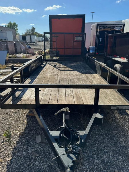 Used 2023 Salvation Trailers 77X16 UTILITY TRAILER WITH GATE Utility Trailer