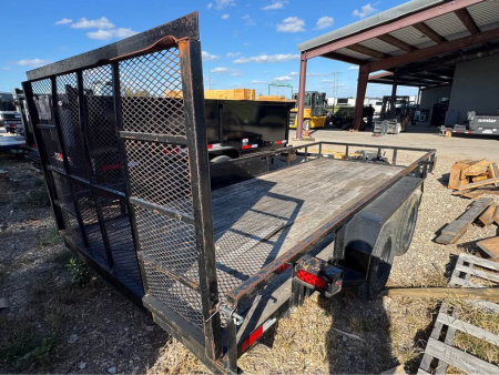 Used 2023 Salvation Trailers 77X16 UTILITY TRAILER WITH GATE Utility Trailer