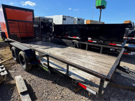 Used 2023 Salvation Trailers 77X16 UTILITY TRAILER WITH GATE Utility Trailer