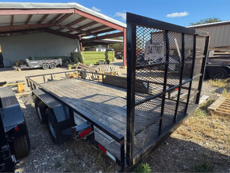 Used 2023 Salvation Trailers 77X16 UTILITY TRAILER WITH GATE Utility Trailer