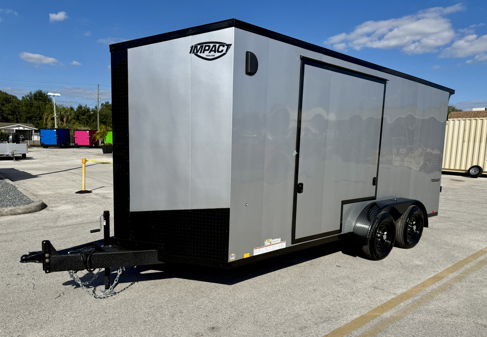 New 2026 Formula Trailers 7x16 UTV Rear Ramp Door 7K Black Out Package Cargo / Enclosed Trailer