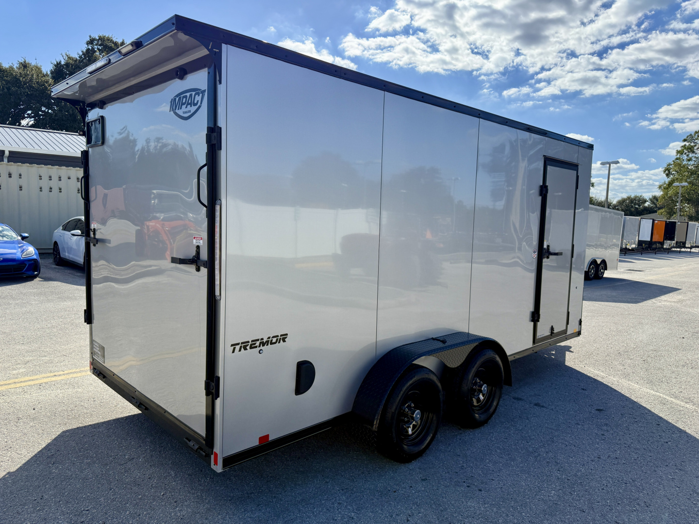 New 2026 Formula Trailers 7x16 UTV Rear Ramp Door 7K Black Out Package Cargo / Enclosed Trailer
