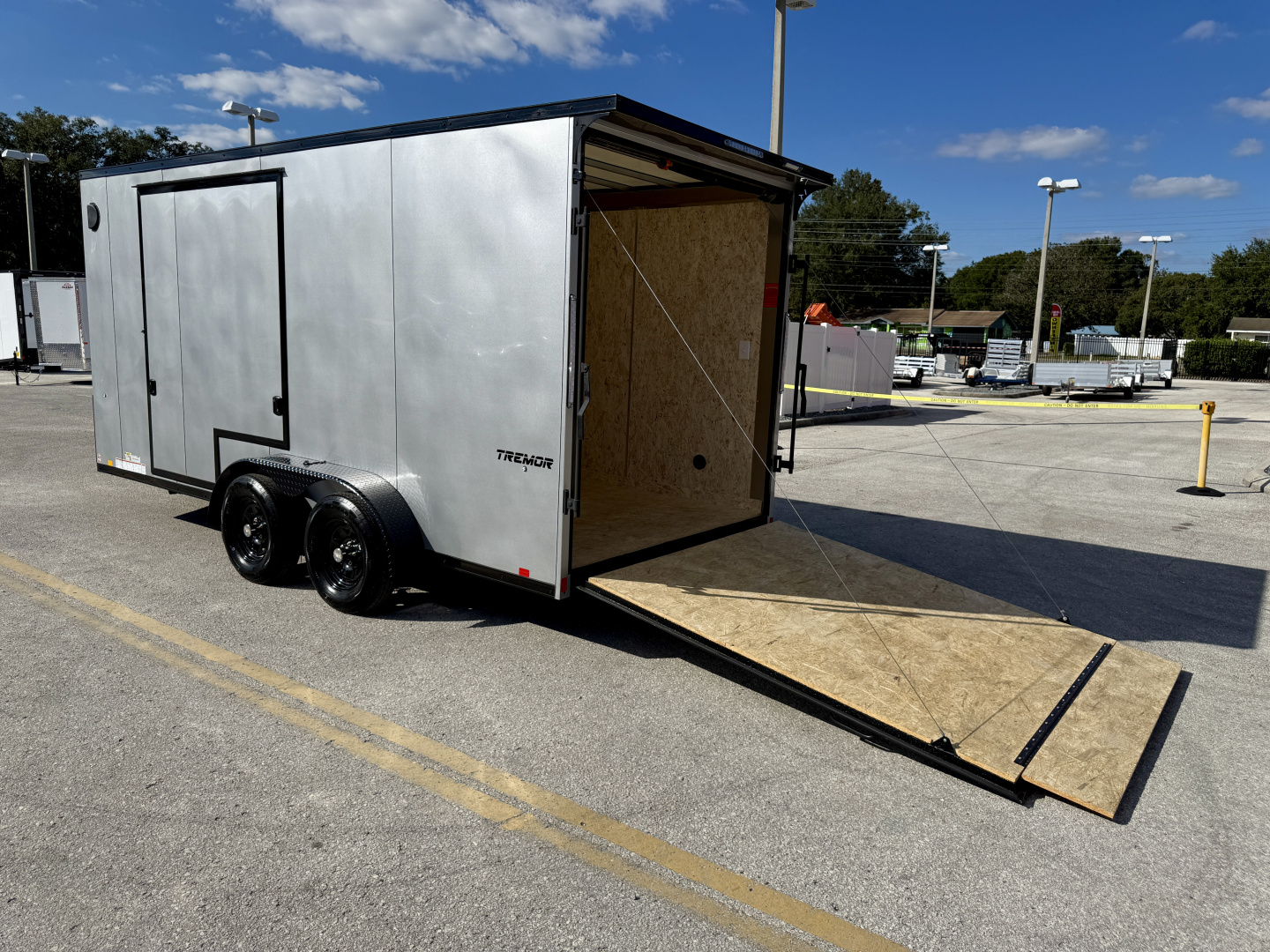 New 2026 Formula Trailers 7x16 UTV Rear Ramp Door 7K Black Out Package Cargo / Enclosed Trailer